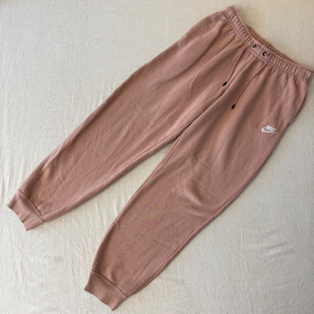 Nike Sportswear Essential Fleece Joggers Pink Terracotta Medium